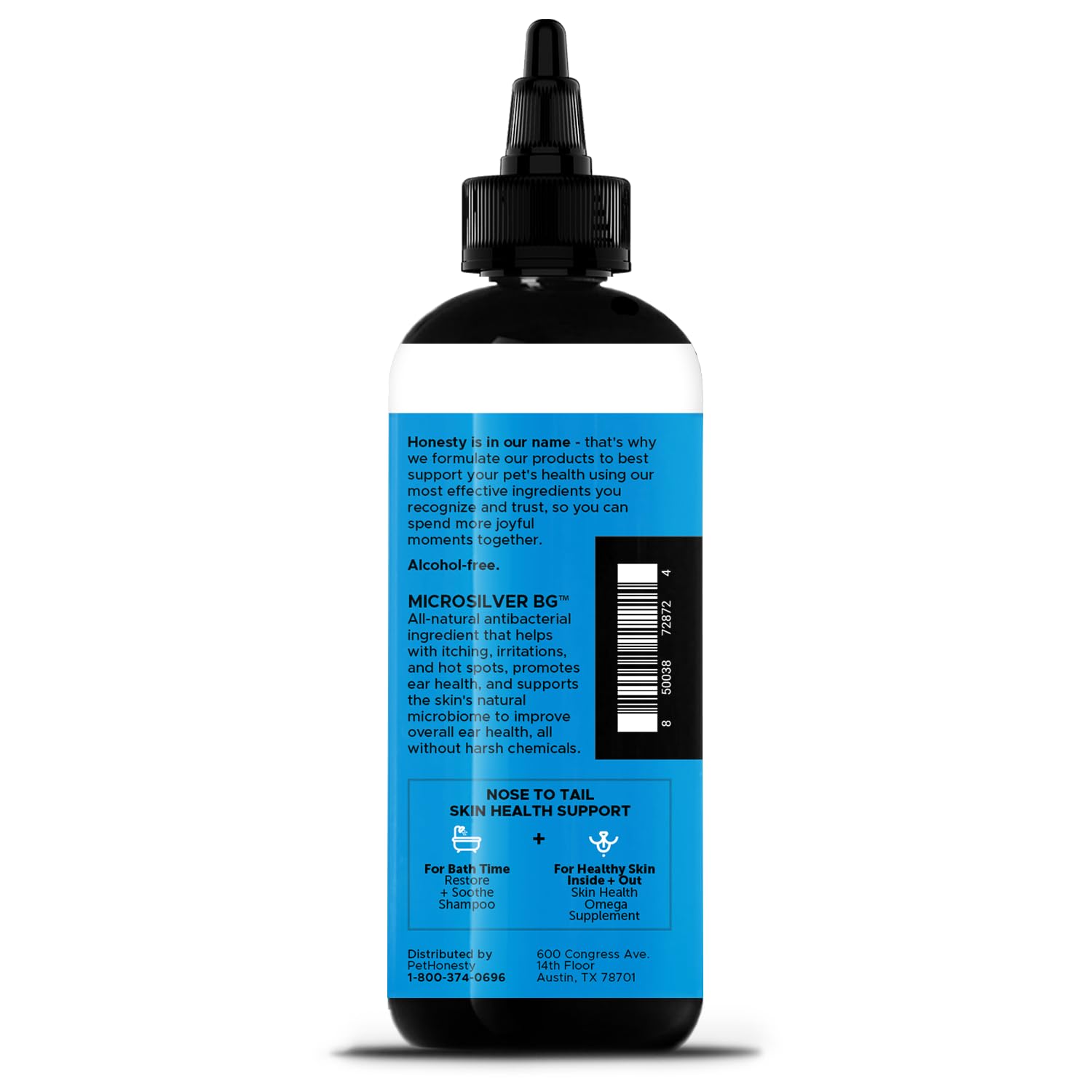 Pet Honesty Restore + Soothe: producido en EE. UU. con altos estándares de calidad.