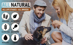 Pet Jerky Factory envase fabricado en Estados Unidos con estándares