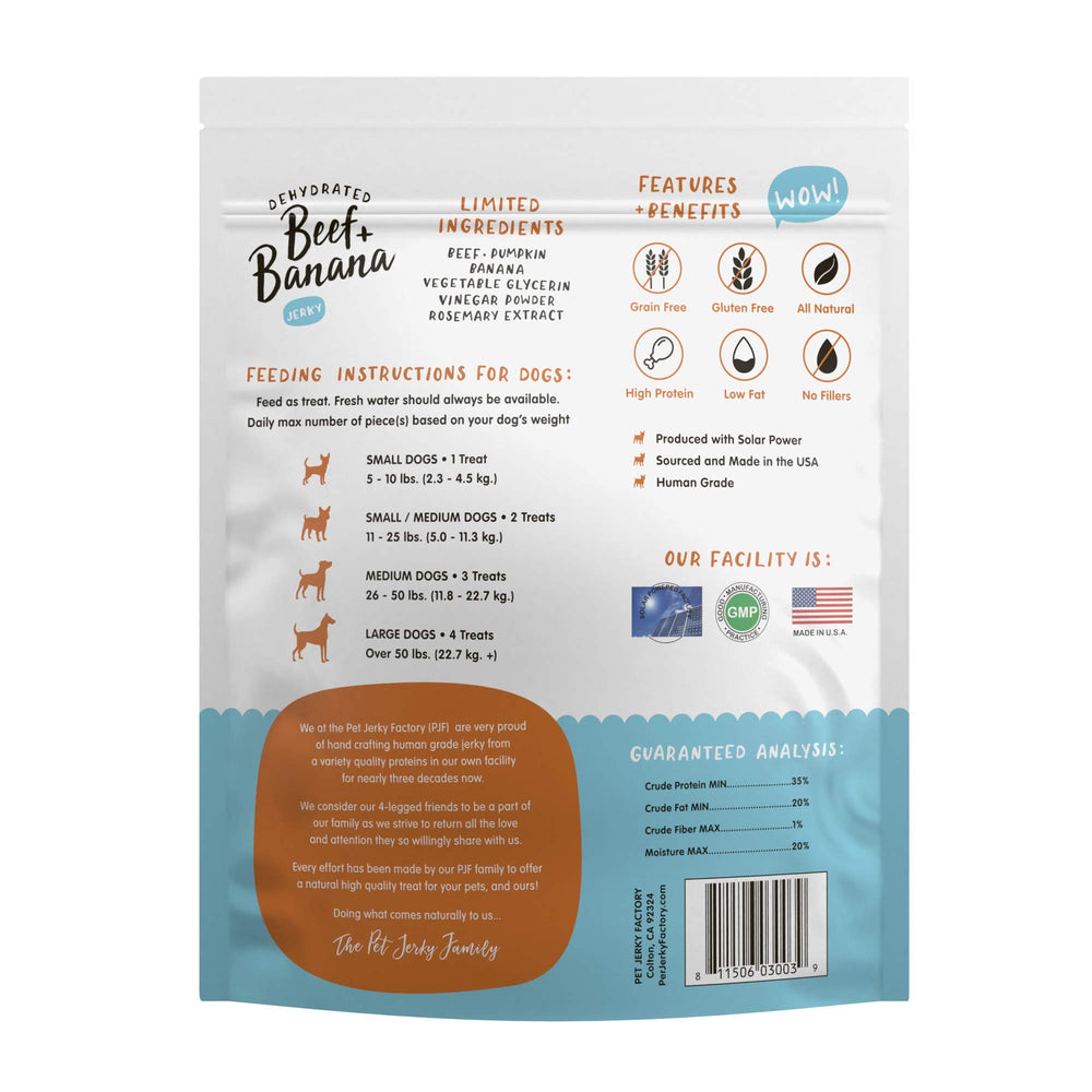 Pet Jerky Factory soft-tender texture breaks easily for training rewards.