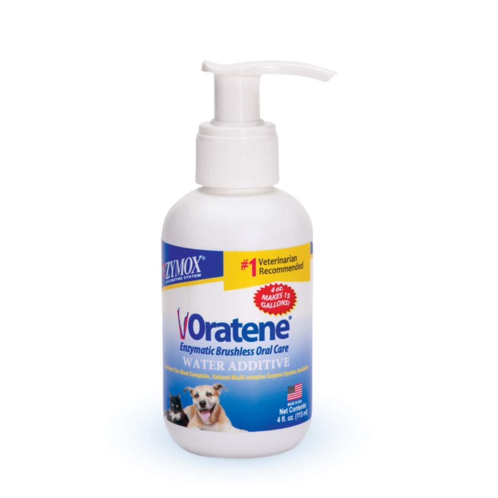 Zymox Oratene agregado de agua enzimático para limpieza diaria sin cepillo.