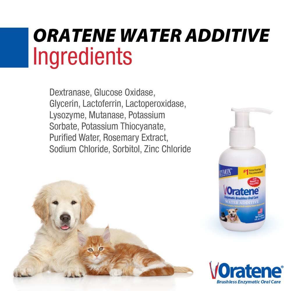 Zymox Oratene antibacteriano sin alcohol para cuidado seguro.
