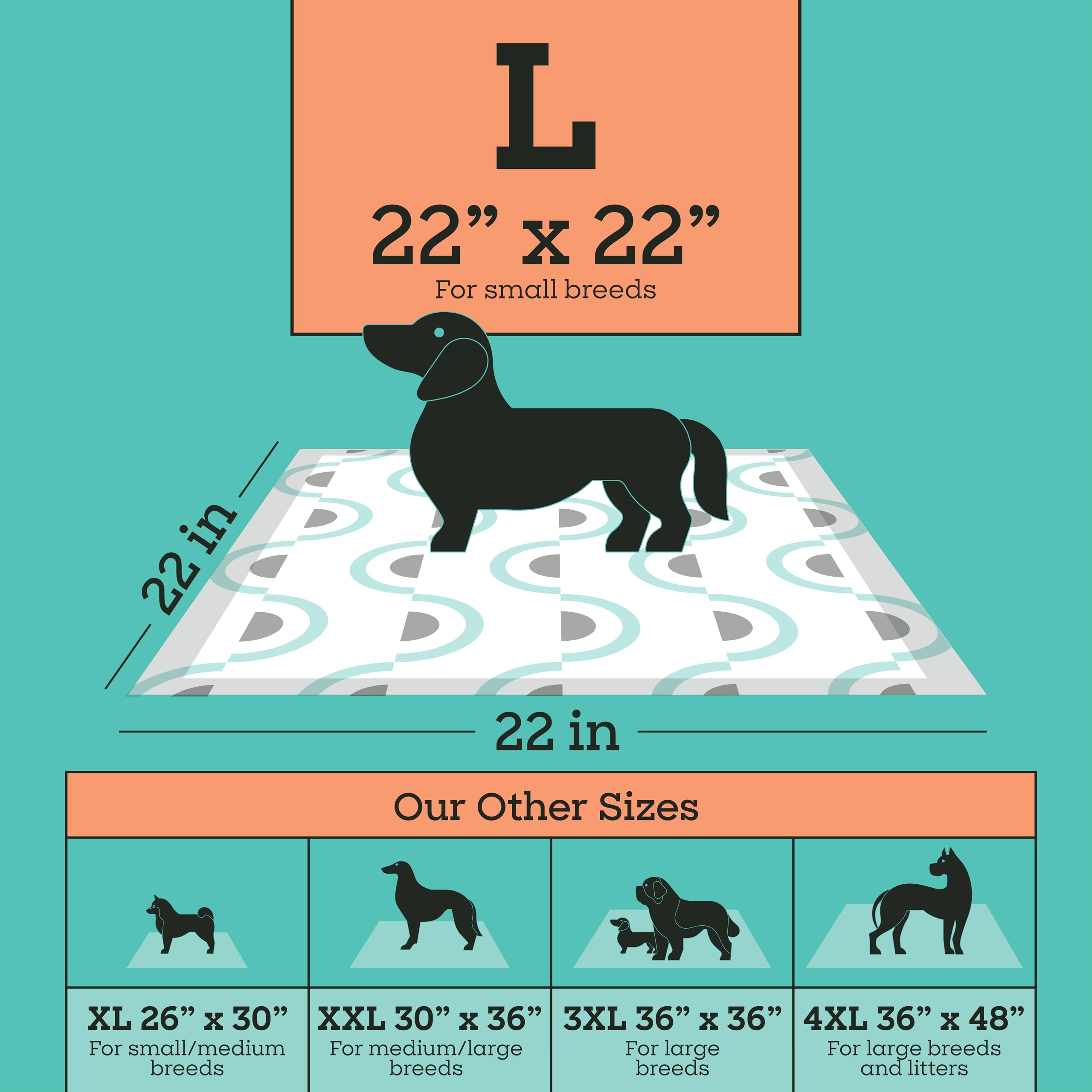 Pet Life Unlimited Smart Prints tamaño grande para perros grandes