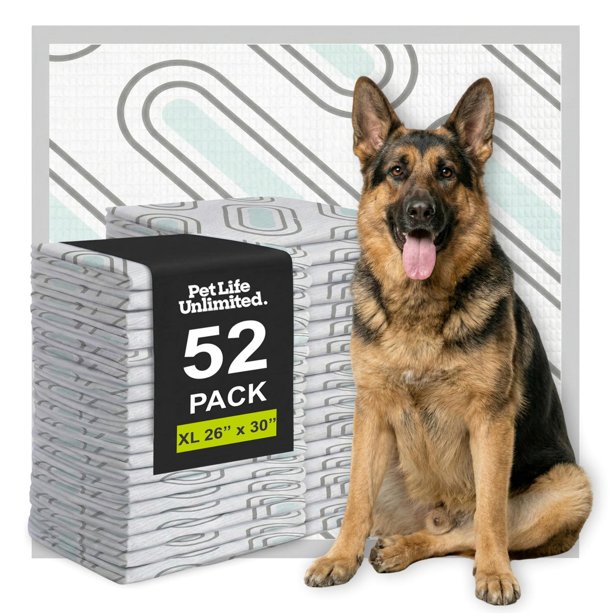 Pad de entrenamiento Pet Life Unlimited Smart Prints XL con patrón Magnolia para uso diario en casa