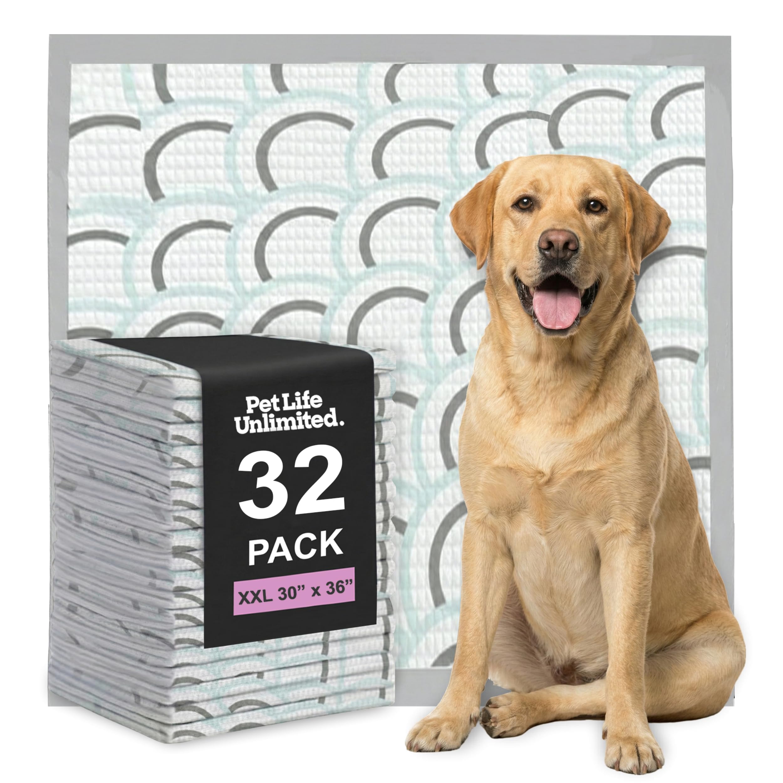 Pet Life Unlimited Smart Prints XXL: pad de entrenamiento para perros, absorción superior.