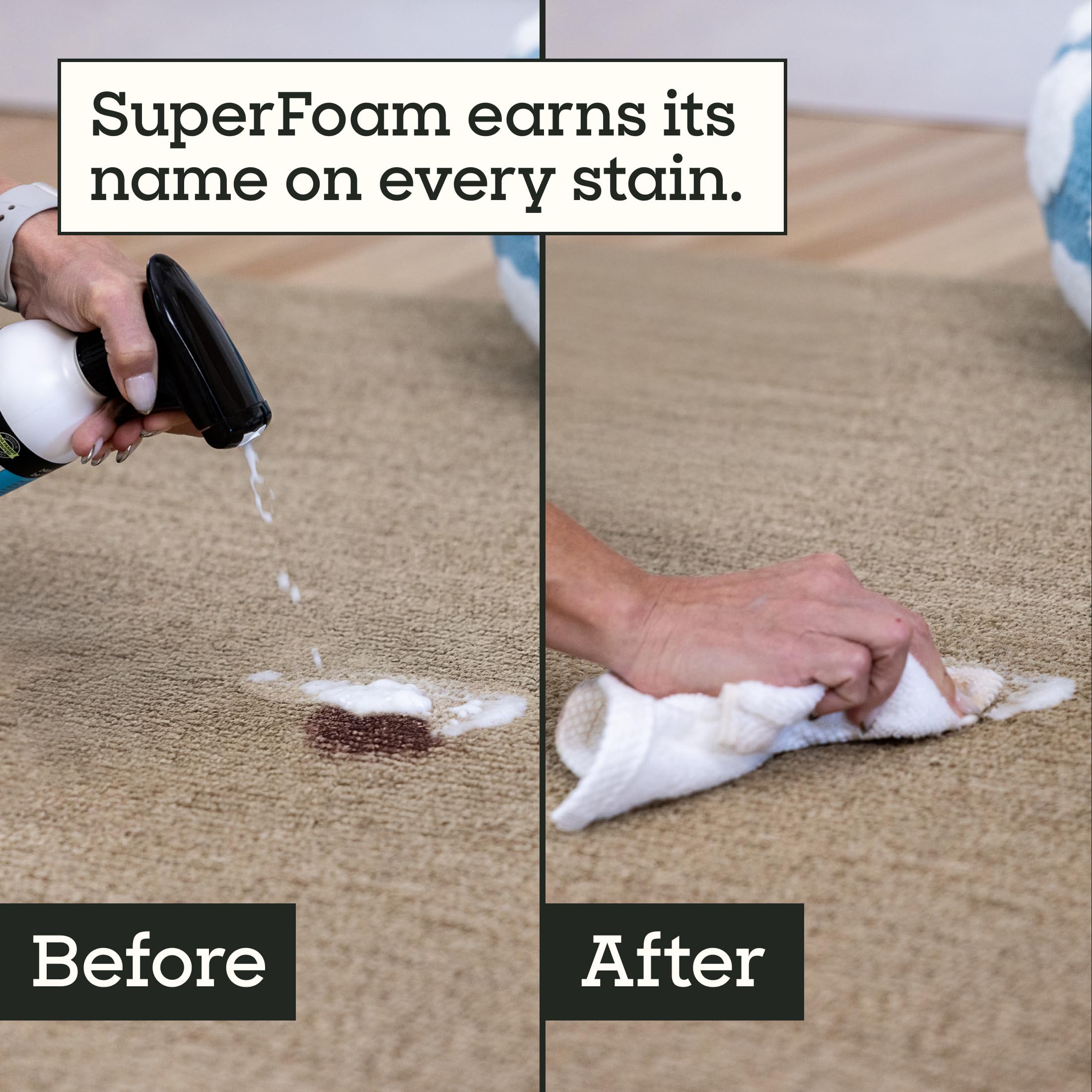 Pet Life Unlimited SuperFoam Spray, control de olores con fragancia sutil.