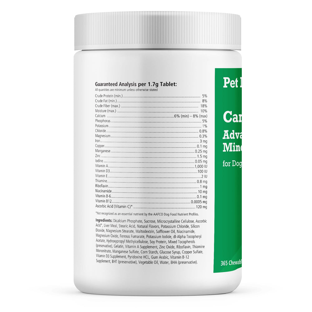 Pet MD Canine Tabs Plus 365: uso diario para perros, complemento nutricional práctico