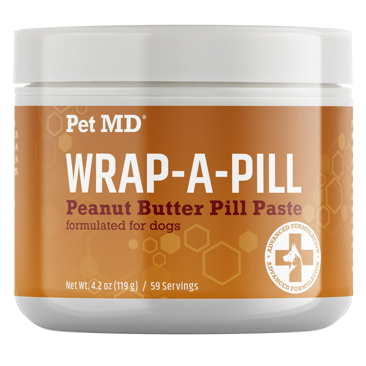 Pet MD Wrap A Pill: pasta de maní para ocultar pastillas en perros.