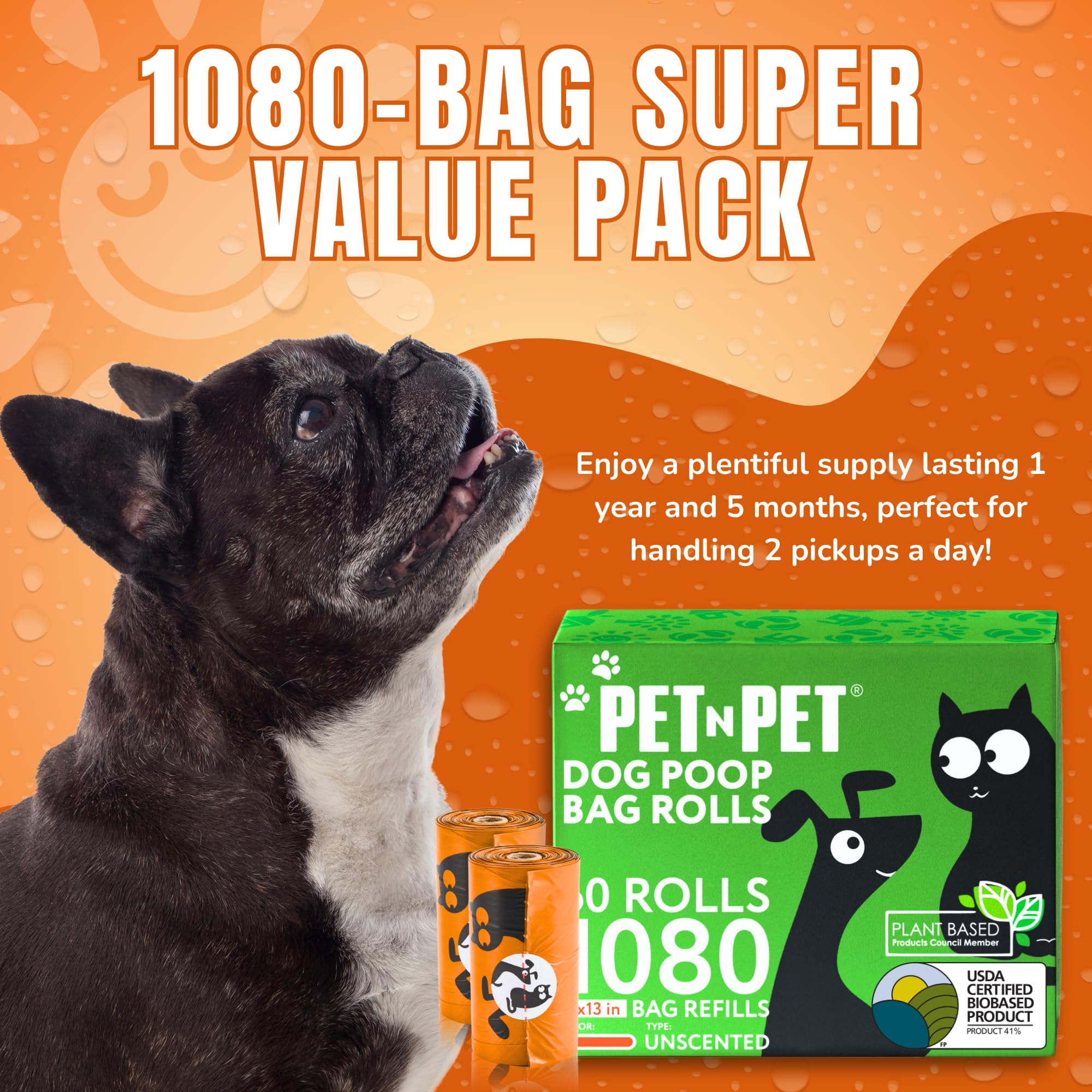 Bolsas basadas en plantas PET N PET, opción más sostenible para cada paseo.