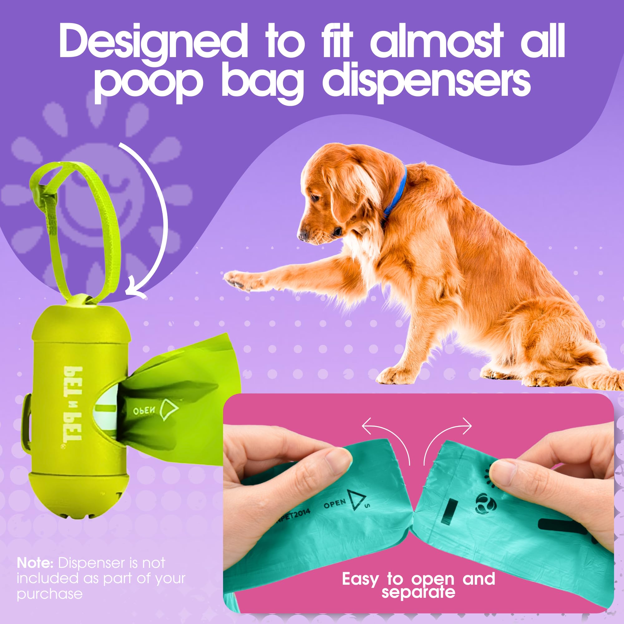 Bolsas PET N PET extra gruesas para recoger con fiabilidad