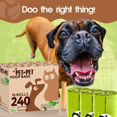 PET N PET bolsas de 9x13 pulgadas para recoger desechos