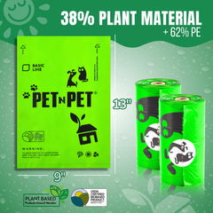 Pet N Pet, diseño de desgarro fácil para un uso rápido