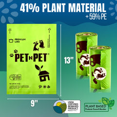 Pet N Pet dispensador de bolsas para excrementos con clip práctico.