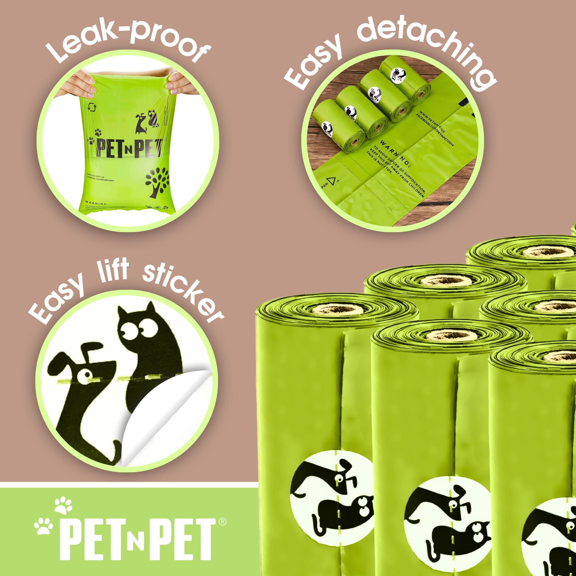 Bolsas PET N PET compatibles con dispensadores estandar
