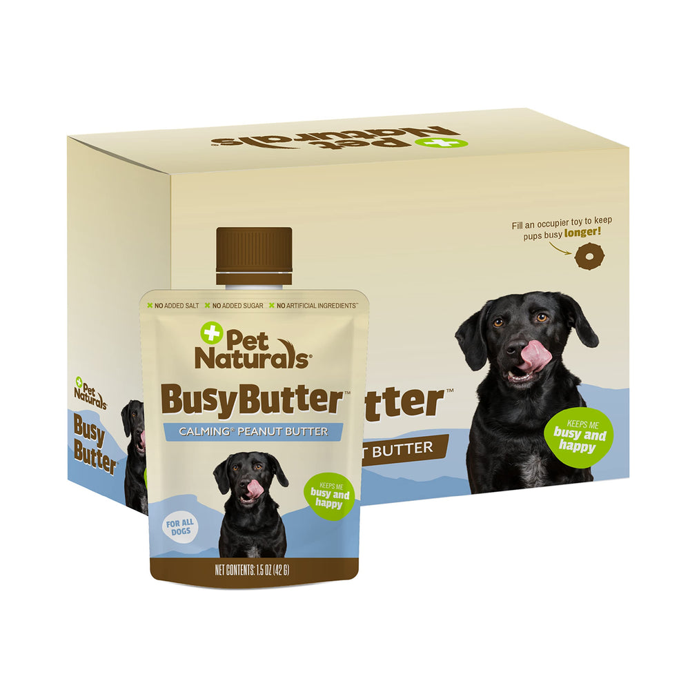Pet Naturals BusyButter porción en bolsa, calma durante momentos estresantes