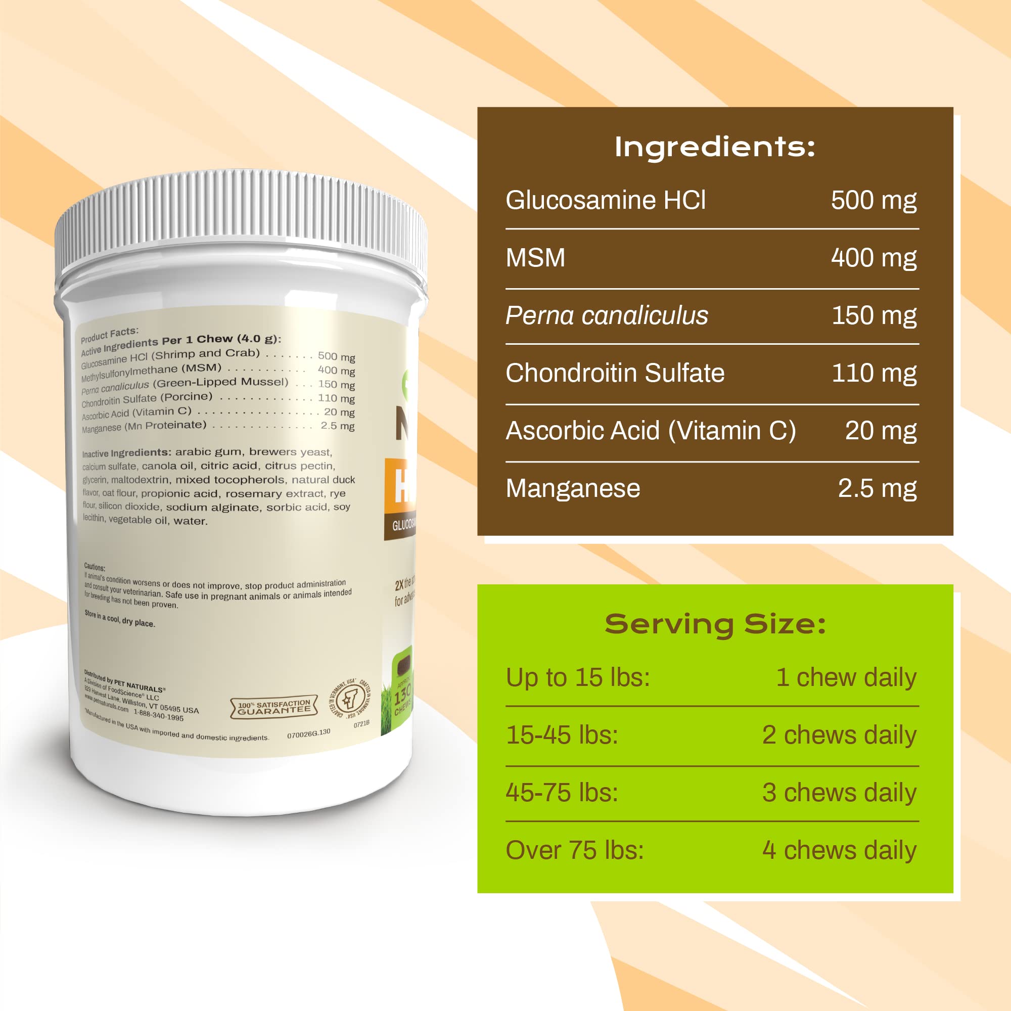 Pet Naturals hecho en Estados Unidos, Vermont