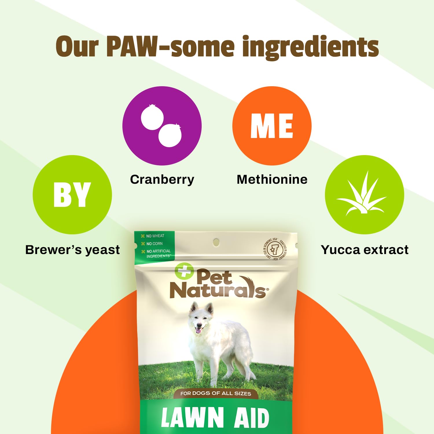 Pet Naturals Lawn Aid levadura de cerveza para aportar nutrientes