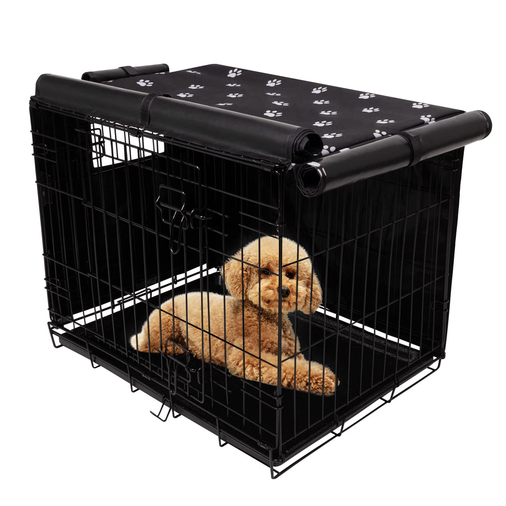 Pet Prime cubierta para jaula 24 pulgadas, vista lateral, facilita acceso cómodo para la mascota.