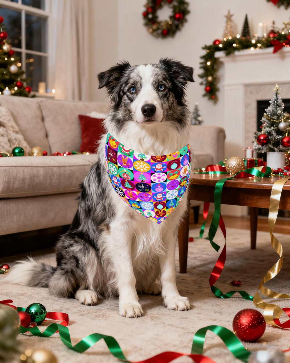 PET SHOW bandanas en colores variados, perfectas para regalar en festividades