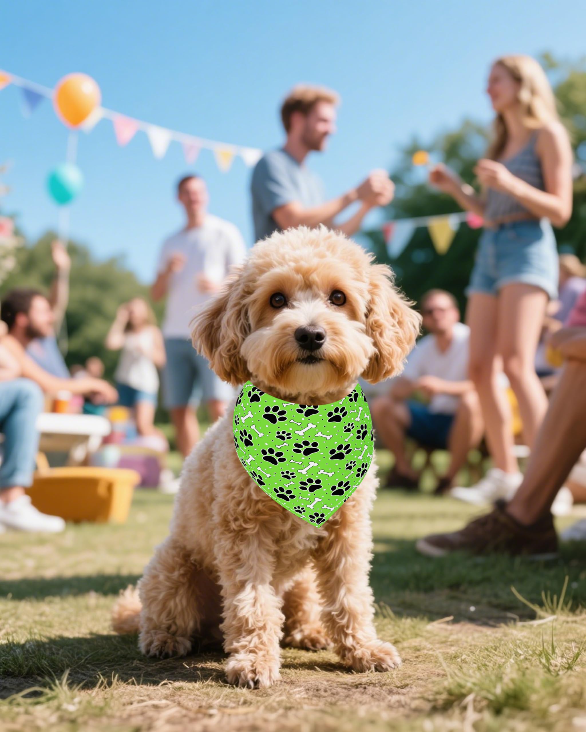 PET SHOW bandana para paseos y fiestas, color y estilo.
