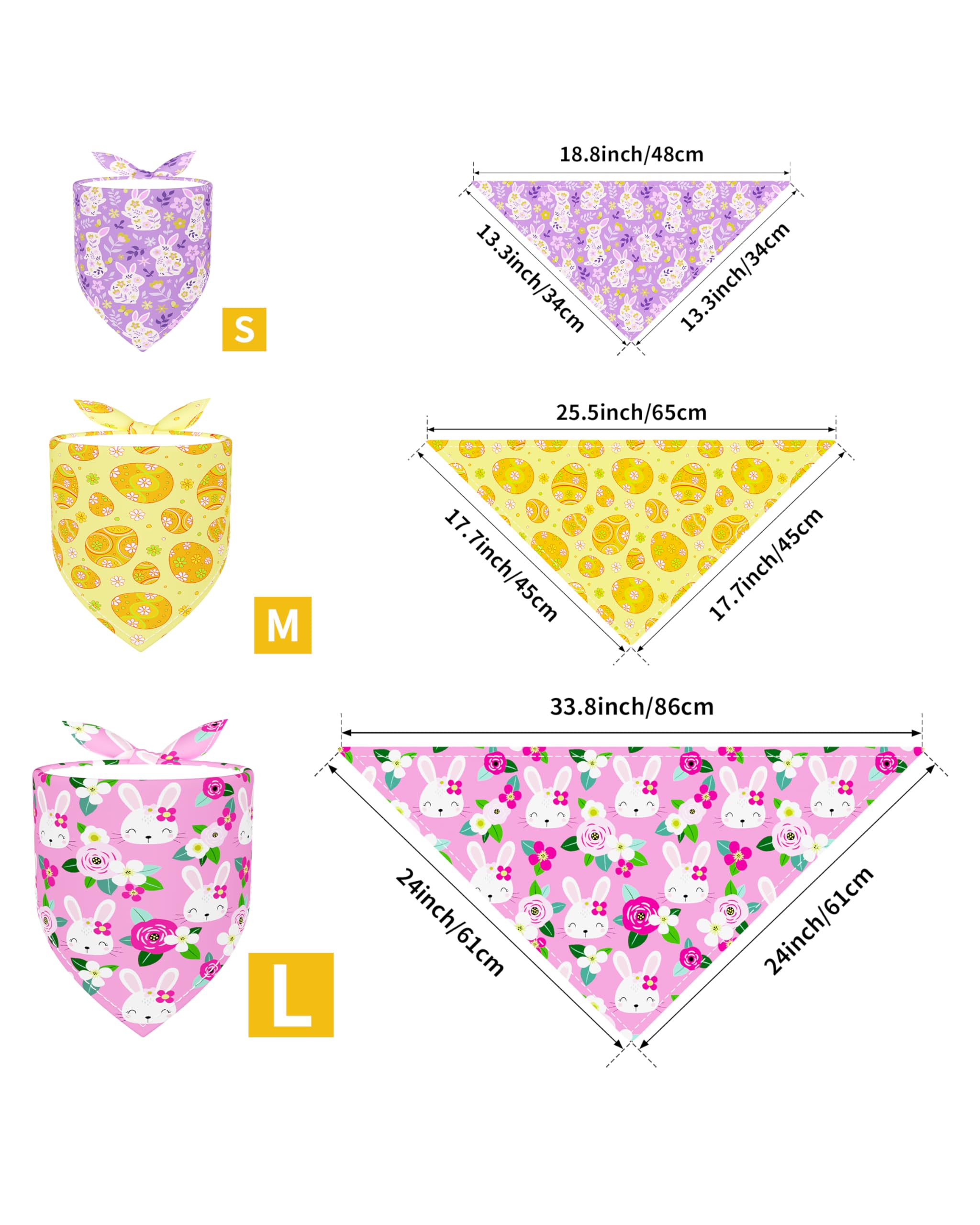 PET SHOW bandana de Pascua para perros: tamaño ajustable para cualquier raza