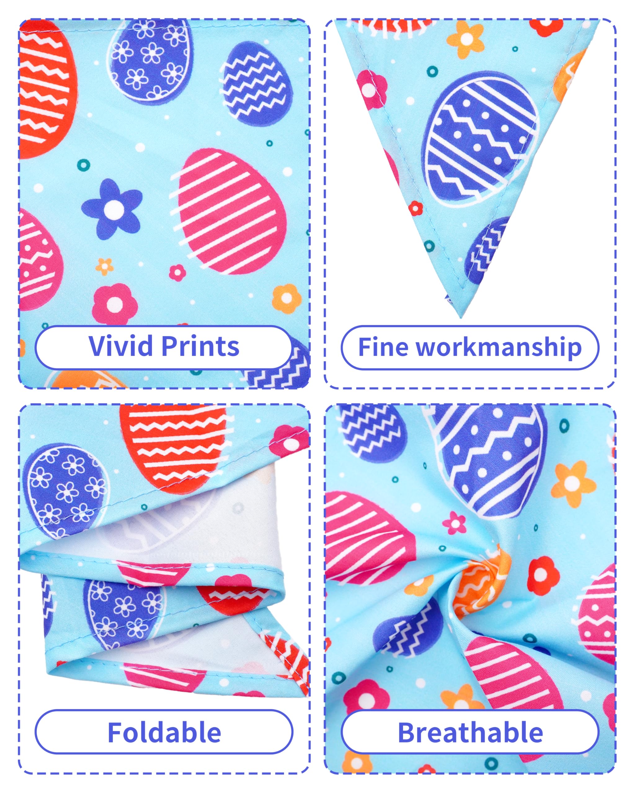 PET SHOW bandanas de Pascua para perros: diseño temático para fotos familiares
