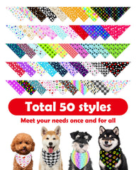 PET SHOW bandanas talla ajustable: se adaptan al cuello con comodidad.
