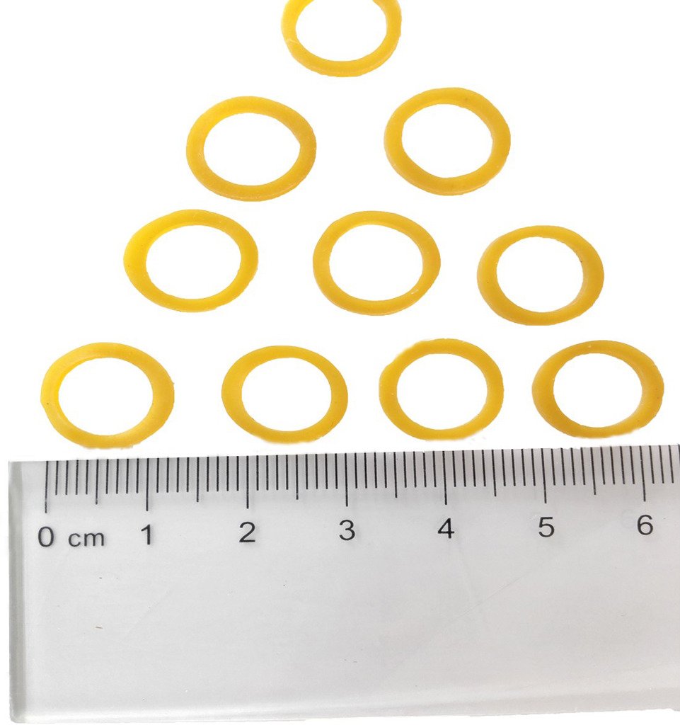 PET SHOW bandas elasticas 10 mm para pelo de mascotas, sujeción duradera