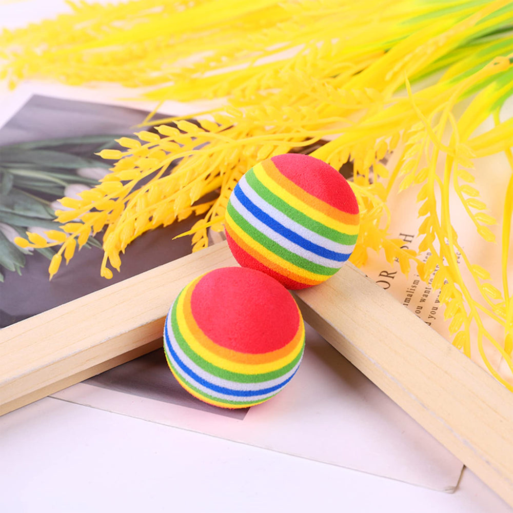 PET SHOW bolas EVA de espuma para gatos, fáciles de agarrar durante el juego.