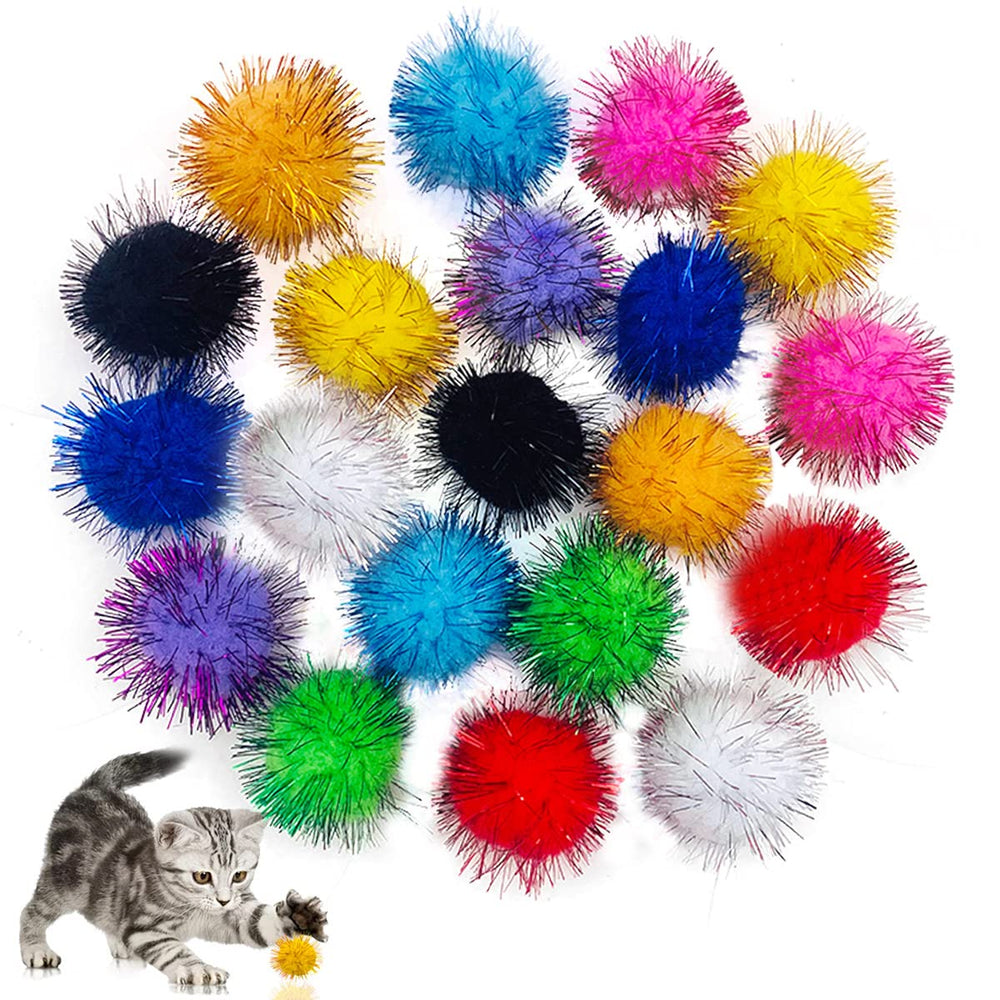 Bolas PET SHOW brillantes para gatos, juego interior seguro y entretenido