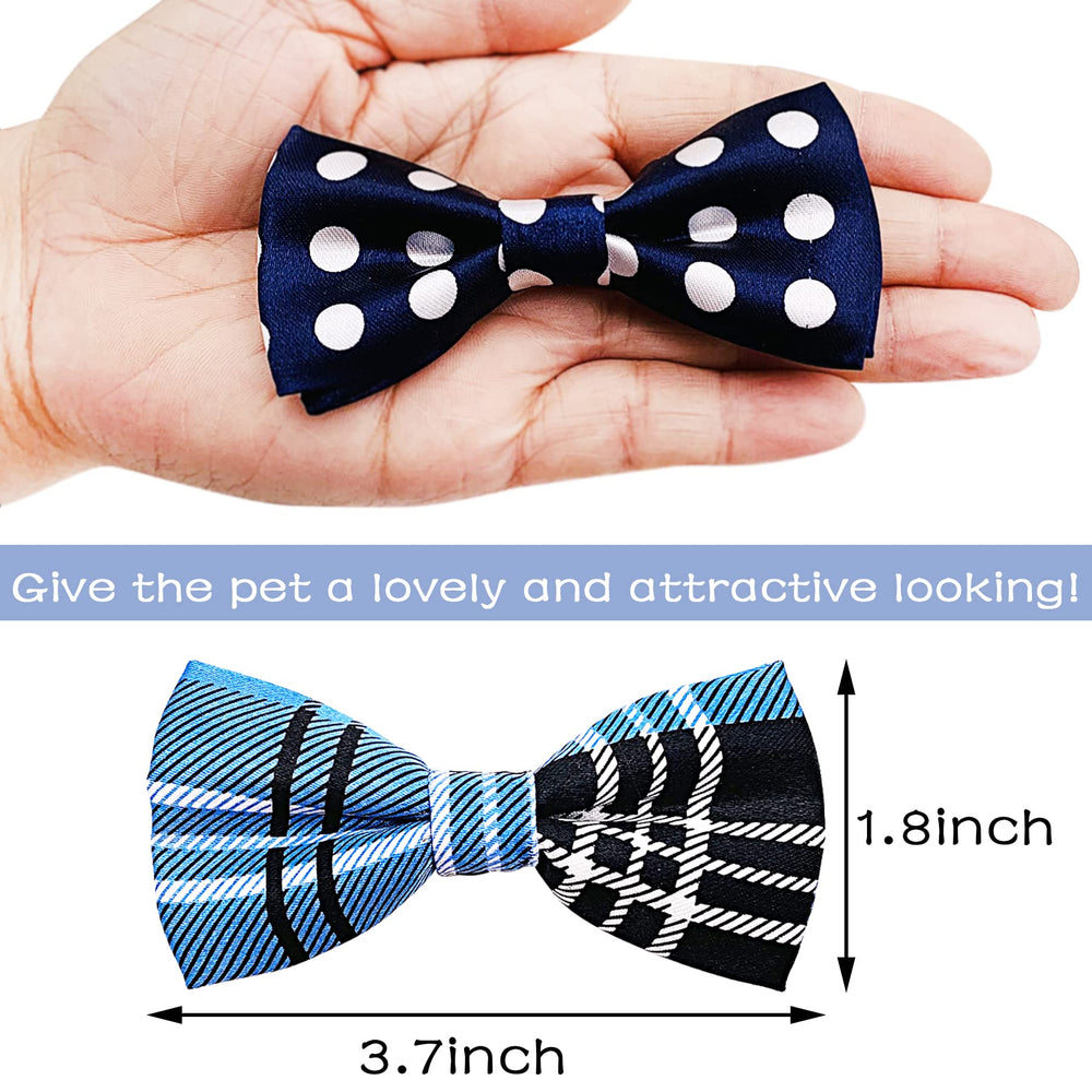 PET SHOW lazo puntos negro para collar, diseño versátil para cualquier ocasión.