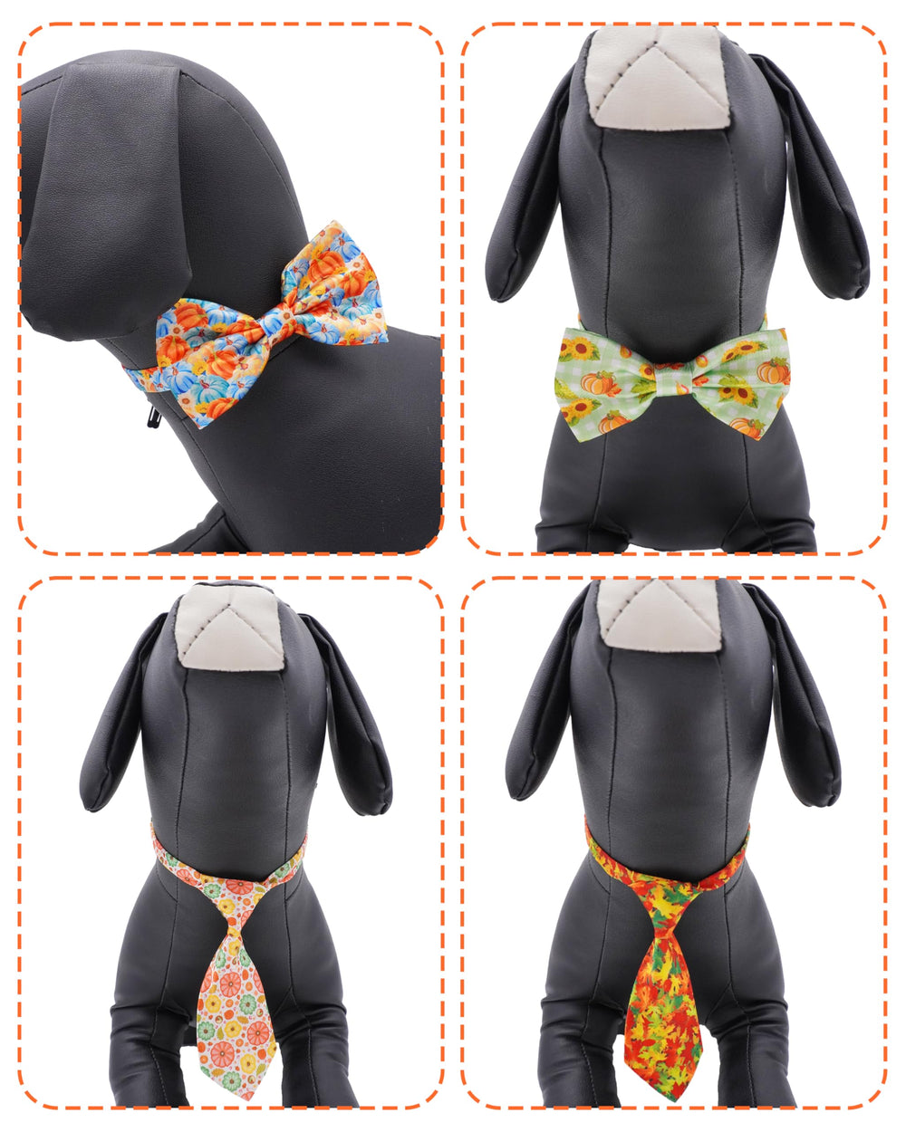 PET SHOW lazo champiñón en collar, opción divertida para eventos otoñales.