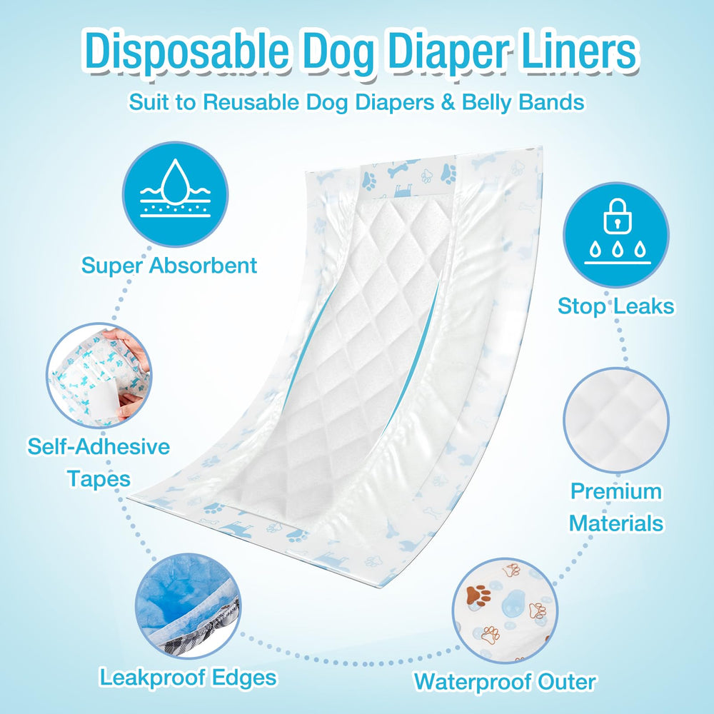 Pet Soft liners para perros con bordes resistentes para evitar fugas.
