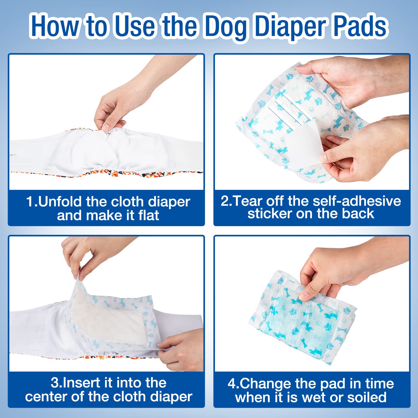 Pet Soft empaque de 50 unidades para múltiples días.