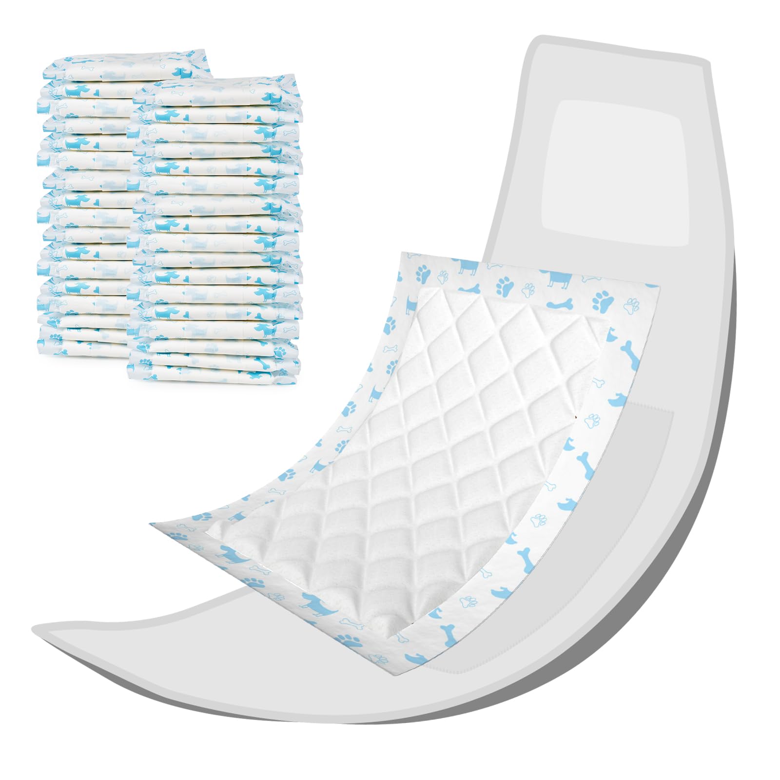 Pet Soft forro panal perro absorbente para comodidad diaria.
