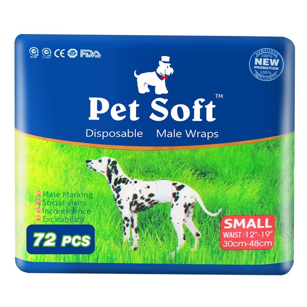 Pañales Pet Soft para perro macho de alta absorción y protección rápida