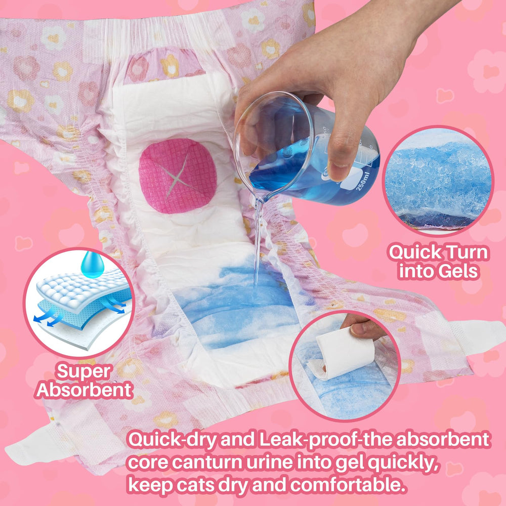 Pañales Pet Soft capa exterior transpirable para uso durante todas las estaciones.