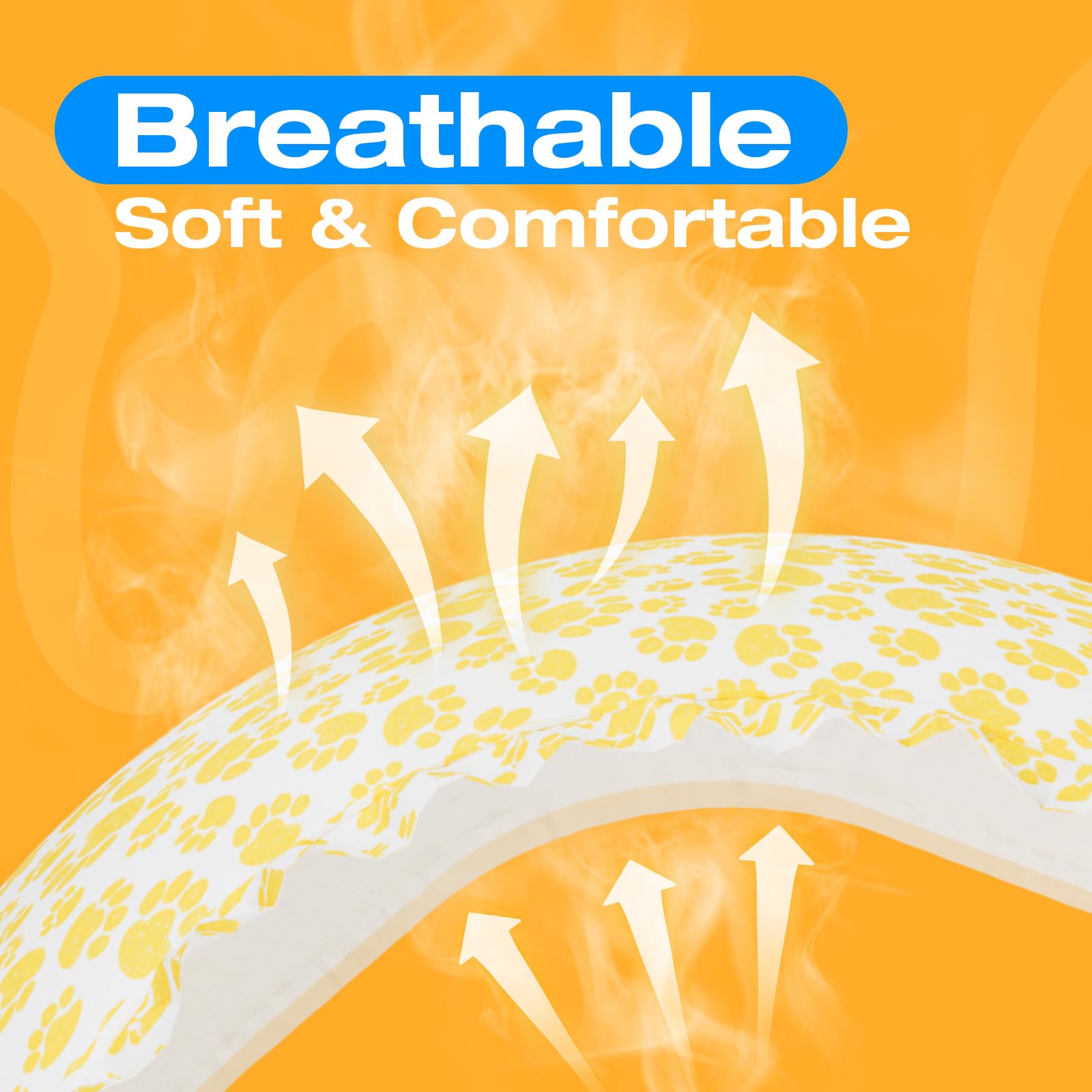 Pañales Pet Soft para perras pequeñas: ajuste cómodo durante la actividad.