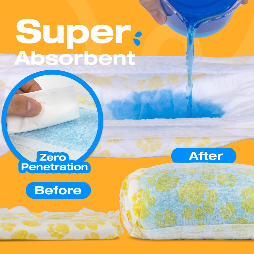 Pañales Pet Soft con bordes impermeables para evitar fugas