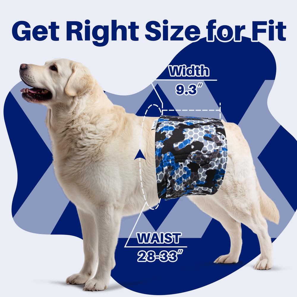 Pet Soft panales para Perro Macho XXL Camuflaje: cierre ajustable para mayor seguridad