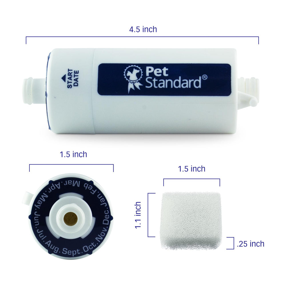 PET STANDARD prefiltro-esponja-catcare, mantiene el agua más limpia y clara.