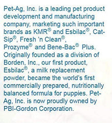 PetAg Bene-Bac Gel con dosificador dial para dosis fáciles durante cambios.