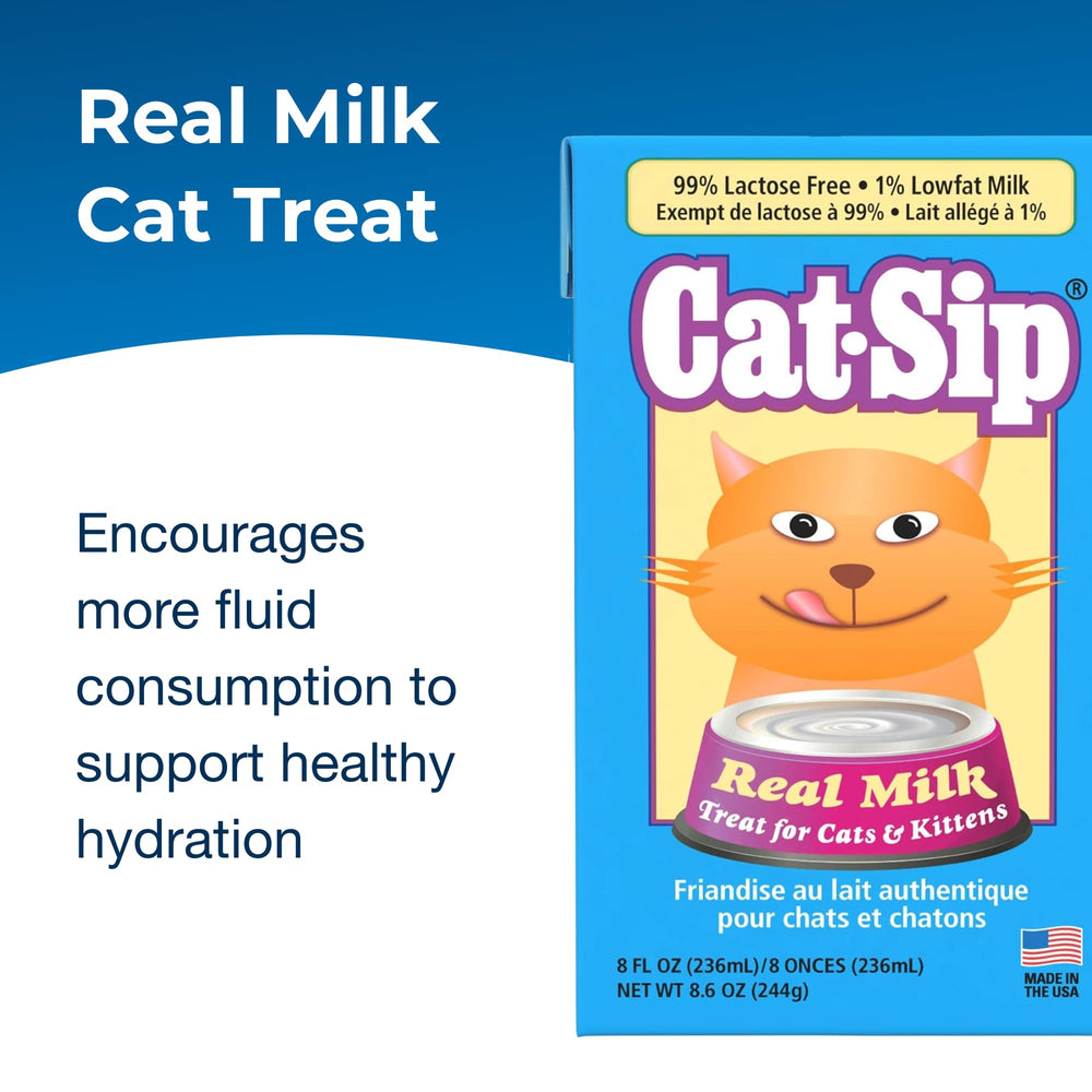PetAg Cat-Sip Digestión Fácil, leche de digestión suave para gatos.