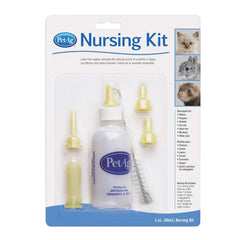 PetAg kit de lactancia con biberón 2oz y tapa para alimentación suave.