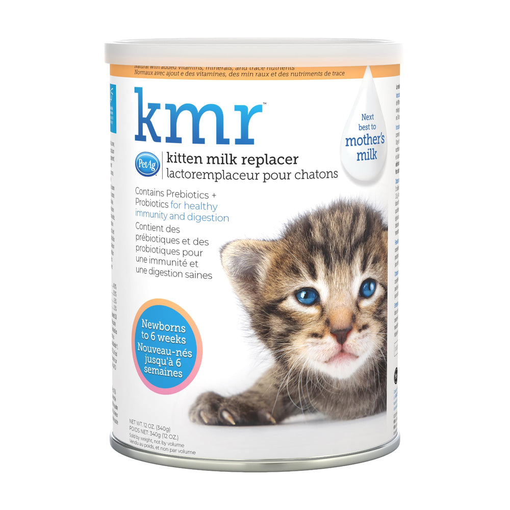 PetAg KMR, leche en polvo para gatitos, apoyo nutricional para recién nacidos