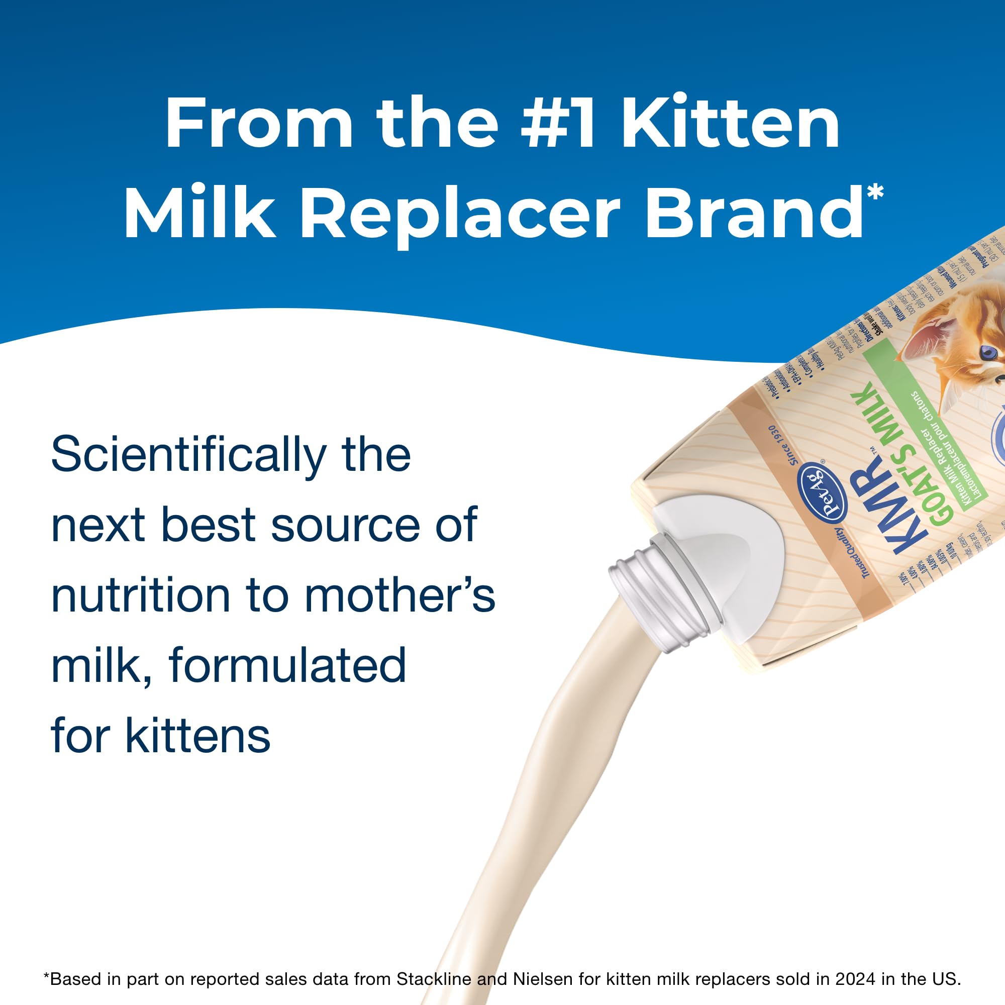 PetAg KMR, nutrición completa para gatitos en formato líquido