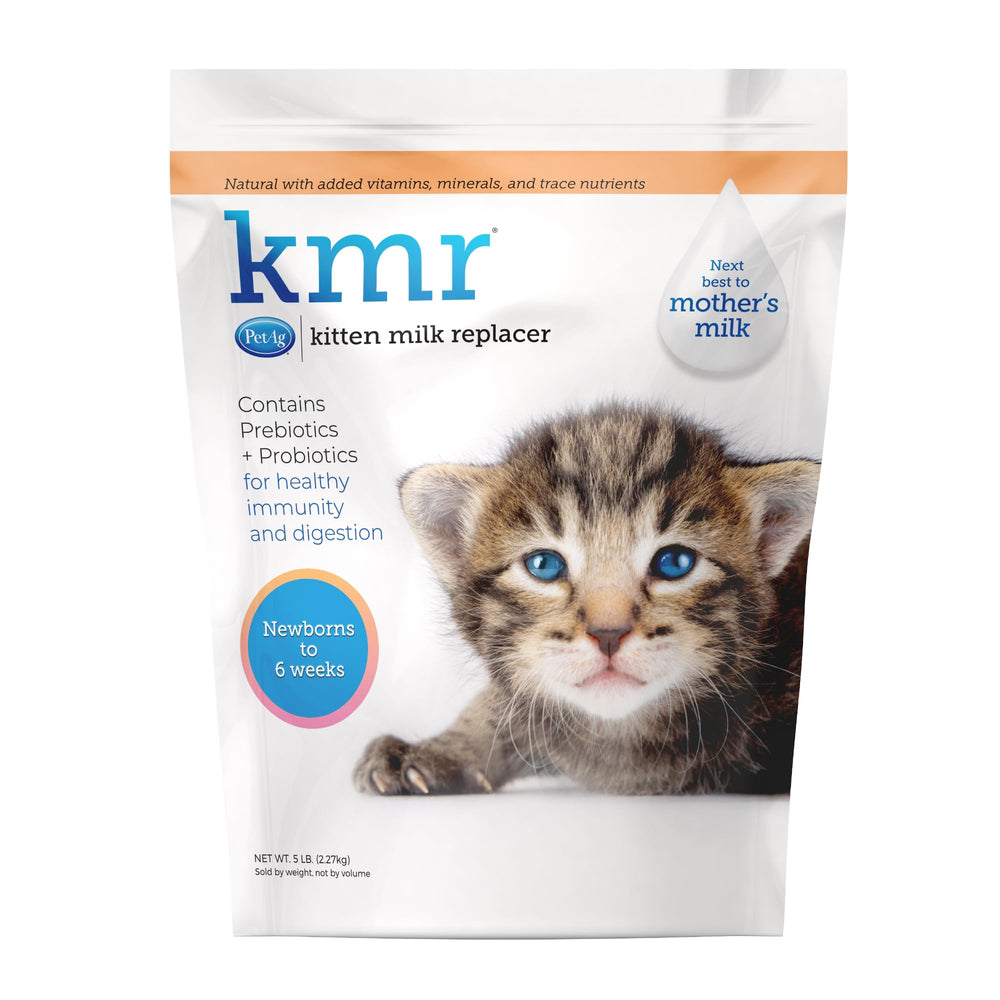 PetAg KMR en polvo para gatitos recién nacidos, nutrición adecuada