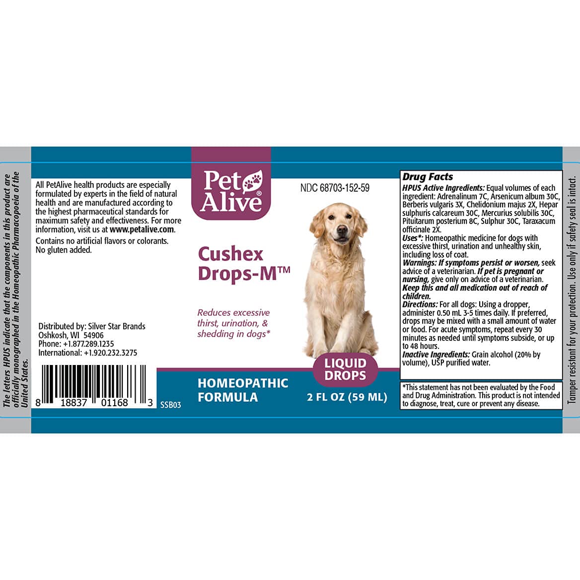 PetAlive Cushex Balance digestivo: ayuda a la digestión y al malestar estomacal
