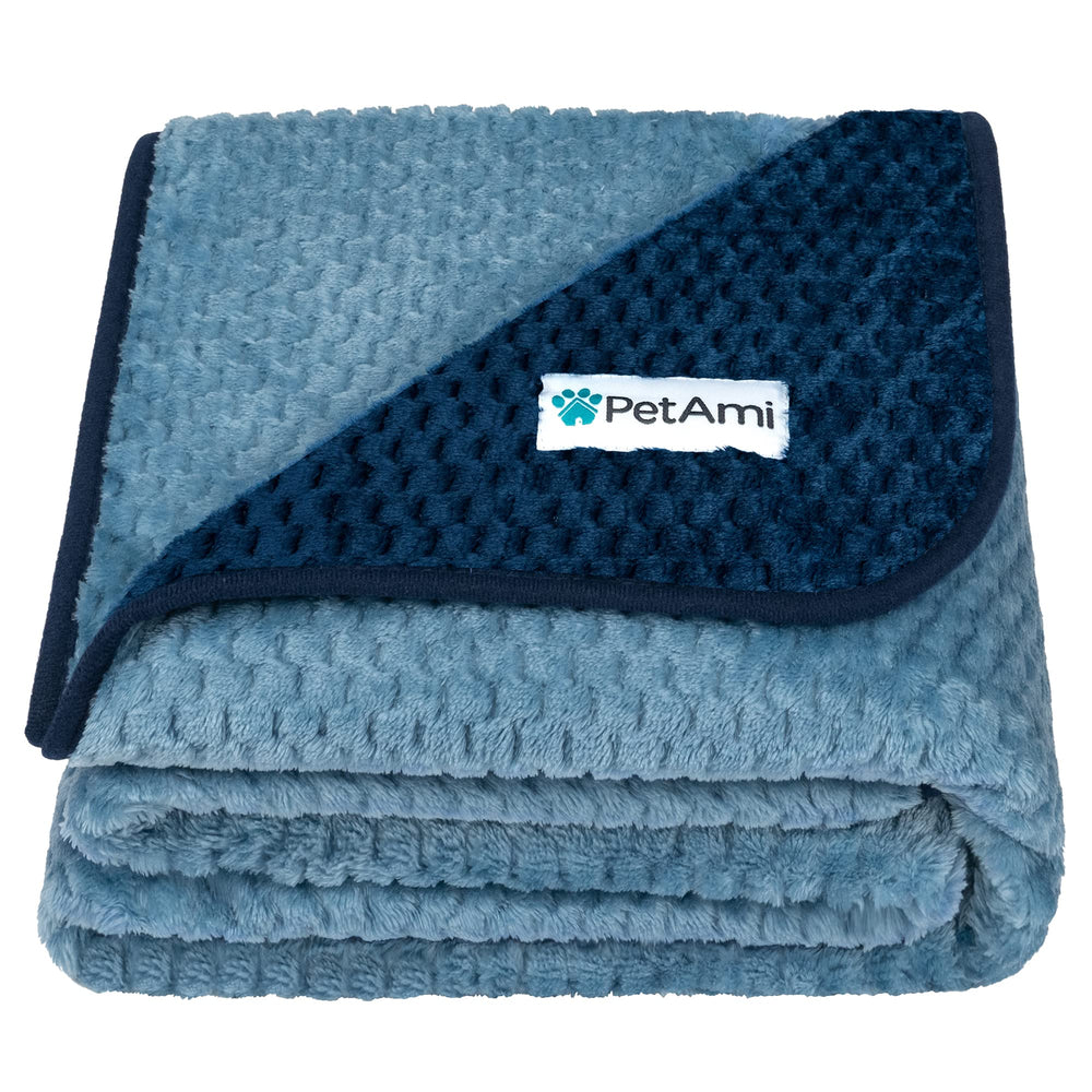 PetAmi manta impermeable para perros 60x80, protege sofás y camas.