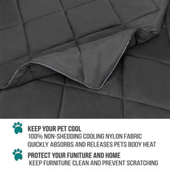 PetAmi manta para coche y jaula, ideal para viajes con mascotas.