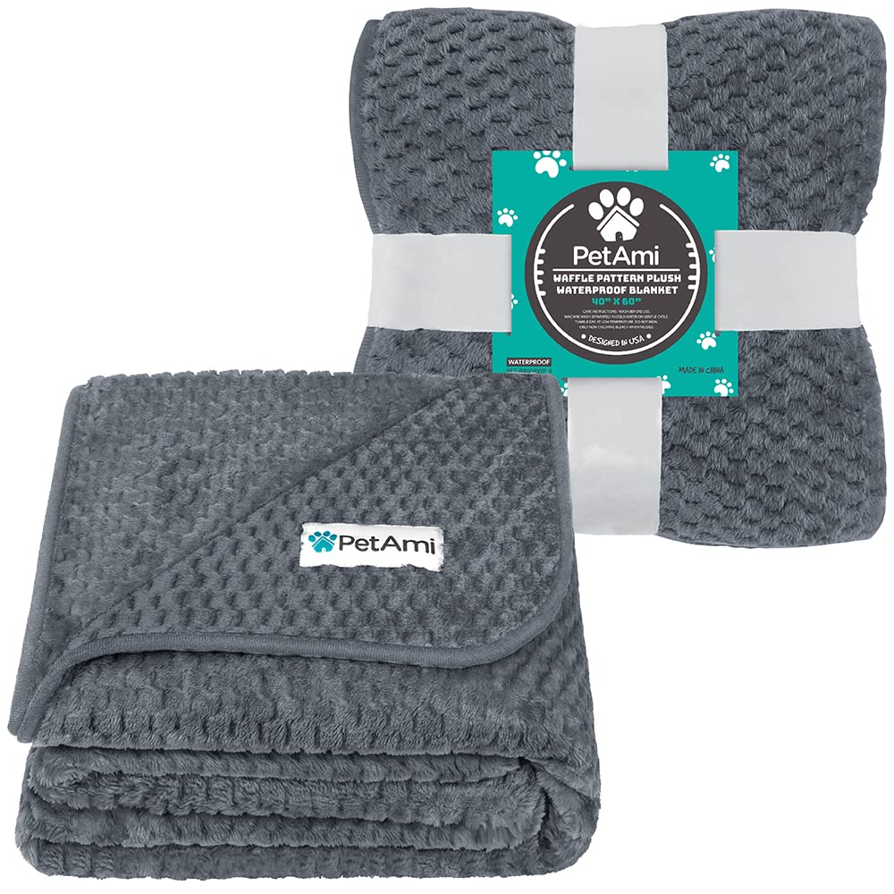 Manta PetAmi doble cara para perros, comodidad reversible